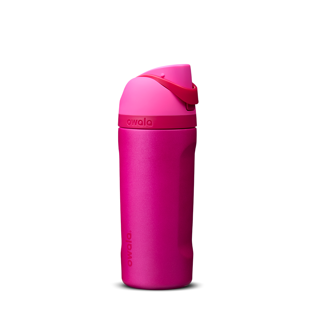 Pink Owala Kids FreeSip 16-ounce water bottle shown as the exact product to buy.