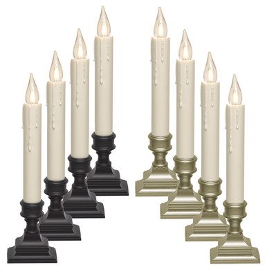 The exact 612 Vermont VT-1806 vintage warm-white battery window candle with weighted pewter base.